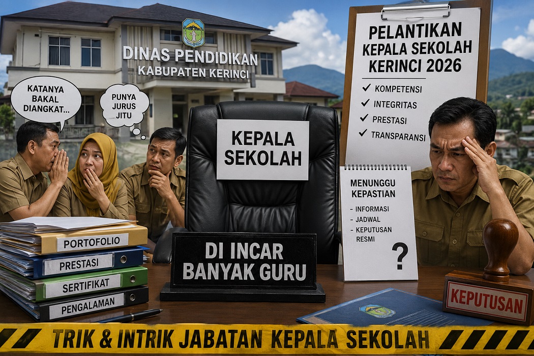 Ilustrasi heboh isu pelantikan kepala sekolah di Kerinci