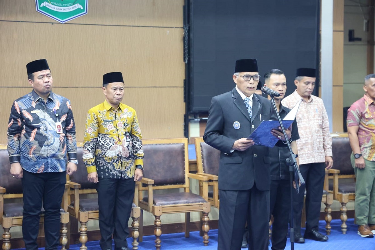 Prosesi Pelantikan Pejabat eselon III dan IV Lingkup Pemkot Sungai Penuh