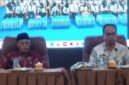 Wakil Walikota Sungai Penuh, Azhar Hamzah dan Kepala BKPSDM Sungai Penuh, Affan saat memimpin kegiatan Penutupan Latsar CPNS Sungai Penuh