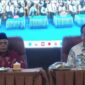 Wakil Walikota Sungai Penuh, Azhar Hamzah dan Kepala BKPSDM Sungai Penuh, Affan saat memimpin kegiatan Penutupan Latsar CPNS Sungai Penuh