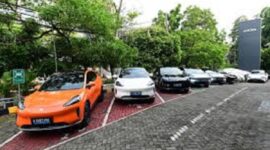 Ilustrasi cara hemat daya mobil listrik