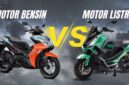 Perbandingan motor bensin vs motor listrik