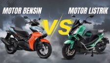 Perbandingan motor bensin vs motor listrik