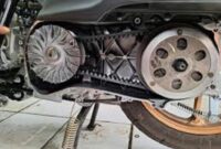 Ilustrasi kerusakan yang diakibatkan geber motor saat dipanaskan