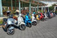 Ilustrasi banyak motor listrik dijual kembali