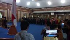 Prosesi pelaksanaan pelantikan yang dilaksanakan Pemkot Sungai Penuh beberapa waktu lalu