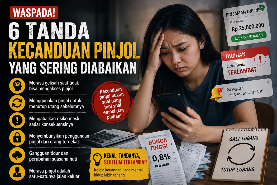 Kenali Tanda kecanduan Pinjol