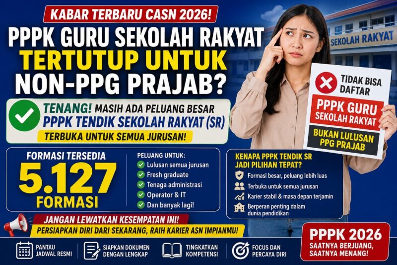 cara daftar PPPK Tendik sekolah rakyat