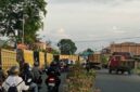 Tampak antrian Dumptruck di salah satu SPBU Sungai Penuh