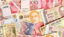 Ilustrasi daftar nilai tukar rupiah terhadap mata uang di beberapa negara di asia