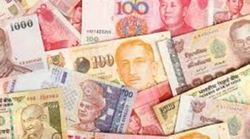 Ilustrasi daftar nilai tukar rupiah terhadap mata uang di beberapa negara di asia