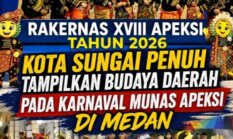 Wali Kota Alfin Kenalkan Warisan Budaya Kota Sungai Penuh di Karnaval Munas APEKSI XVIII Medan