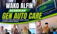 Wali Kota Alfin Resmikan Gen Auto Care, Investasi Baru Dongkrak Ekonomi Sungai Penuh dan Buka Peluang Kerja