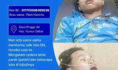 Open Donasi untuk Ananda Oki, Korban Kecelakaan Asal Desa Pinggir Air Sungai Penuh Berjuang Jalani Perawatan Intensif