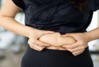 Cara mengatasi lemak perut yang  membandel