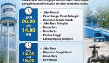Jadwal Distribusi Air Perumda Tirta Khayangan Sungai Penuh