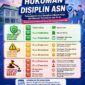 Peringtan disiplin dan jatah izin ASN