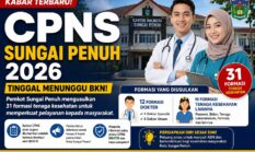 Seleksi CPNS Sungai Penuh 2026! Pemkot Usulkan 31 Formasi, Ada Dokter Spesialis dan Dokter Umum