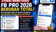 Cara Aktifkan Iklan In-Stream Facebook