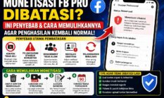Monetisasi FB Pro Dibatasi? Ini Penyebab dan Cara Memulihkannya Agar Penghasilan Facebook Kembali Normal