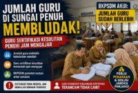 Jumlah guru di sungai penuh membludak