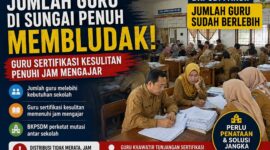 Jumlah guru di sungai penuh membludak