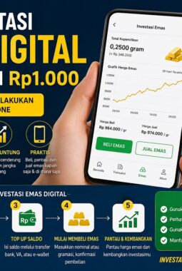 Cara Investasi Emas Digital untuk Pemula 2026, Modal Mulai Rp1.000 Bisa Untung Besar? Simak Panduan Lengkapnya