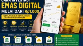 Cara Investasi emas digital