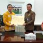 Rektor IAIN Kerinci saat tanda tangani mou dengan balai bahasa Jambi