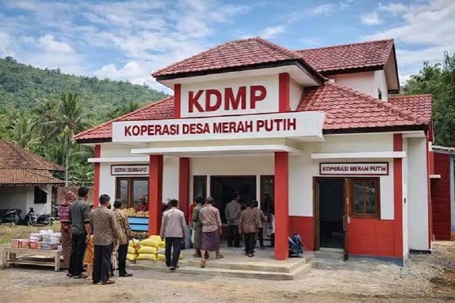 Ilustrasi pembangunan Gedung KDMP Tanjabtim