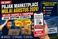 Pajak Marketplace resmi berlaku