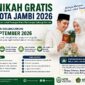 Pemerintah Kota Jambi segera luncurkan program nikah gratis