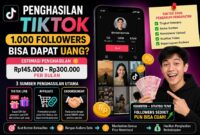 Penghasilan TikTok 1.000 Followers