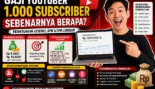 Kalkulasi gaji youtuber dengan 1000 subcriber