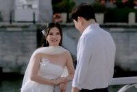 Moment romantis pernikahan Felicia Tissue
