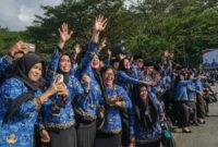 Ilustrasi perkembangan gaji terbaru ASN Indonesia