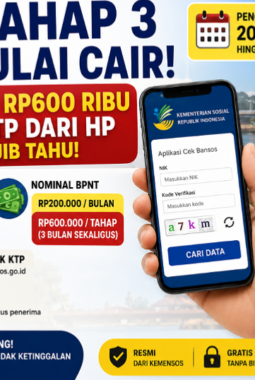 BPNT Tahap 3 2026 Mulai Cair, Cek Bansos Rp600 Ribu Pakai NIK KTP dari HP, Termasuk untuk KPM di Jambi