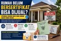 Ilustrasi jual rumah tanpa sertifikat