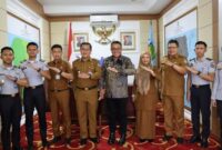 Wako Sungai Penuh, Alfin Saat menerima Audiensi Taruna STTD Asal Kota Sungai Penuh