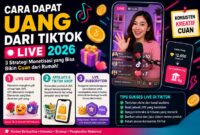 Cara dapat pendapatan di tiktok live 2026
