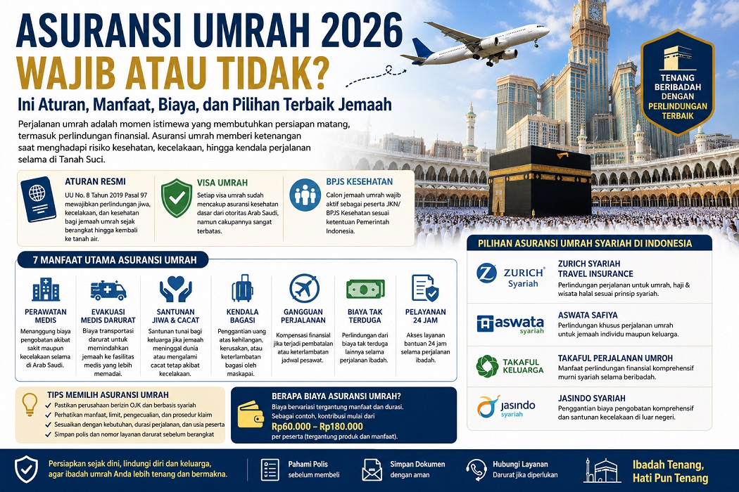 Rekomendasi asuransi Umrah 2026