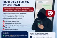 Waspada penipiun pensiunan pns di sungai penuh