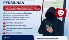 Waspada penipiun pensiunan pns di sungai penuh