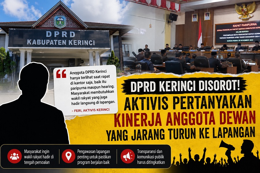 Ilustrasi terkaiit kinerja Anggota DPRD Kerinci