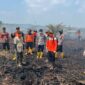 Kapolres Muaro Jambi AKBP Bayu Noormansyah turun langsung memantau penanganan Karhutla