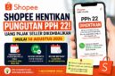 Pajak PPH 22 Marketplace di tunda,