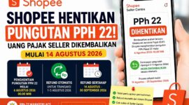 Pajak PPH 22 Marketplace di tunda,