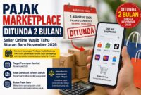Pajak marketplace ditunda