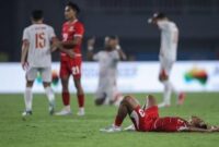 Timnas Indonesia saat di tahan imbang Singapura. GOOGLE