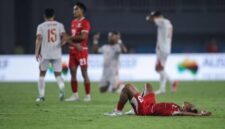 Timnas Indonesia saat di tahan imbang Singapura. GOOGLE